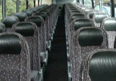 Charter bus seats